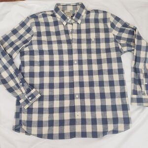 $89 L.L Bean Thick Flannel Button Up